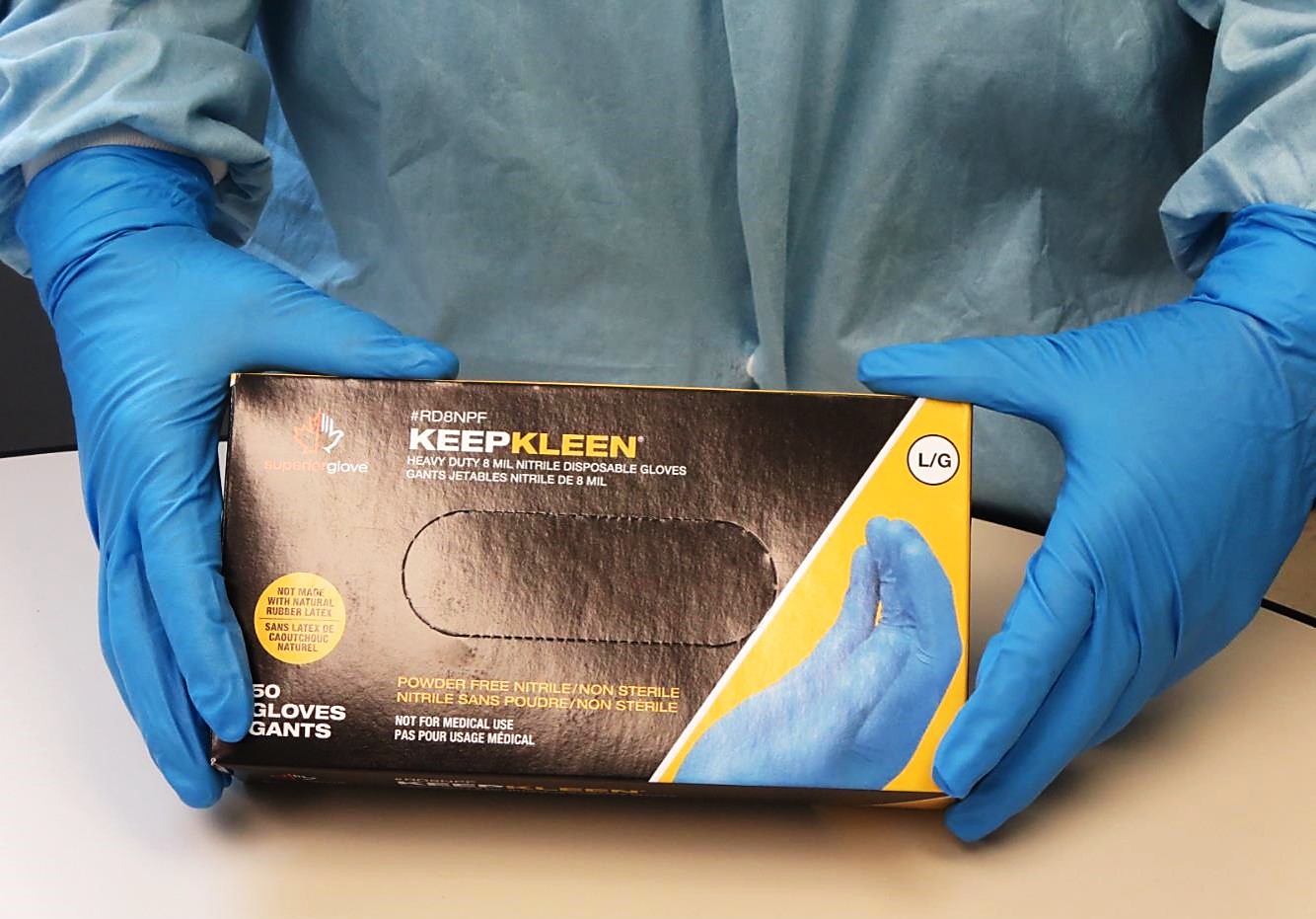 RD8NPF Superior Glove® KeepKleen® 8-mil Nitrile Gloves